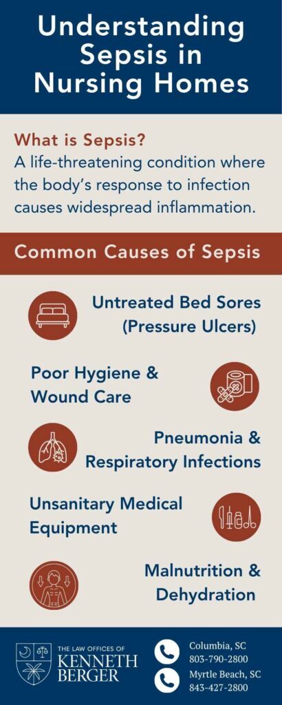 Infographic Describing Understanding Sepsis In Nursing Homes